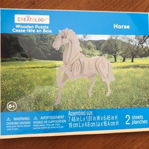 Creatology Wooden Puzzle Horse